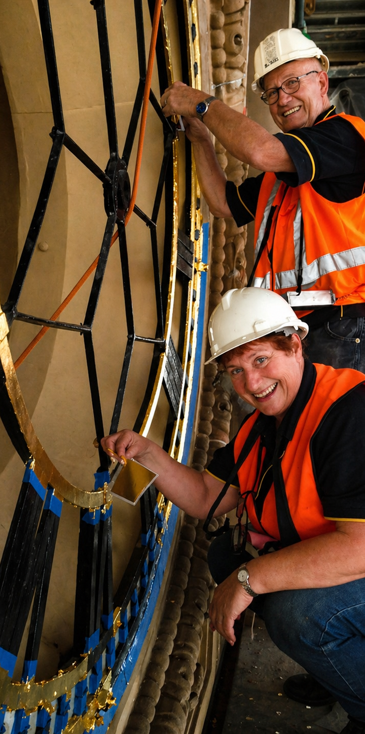 Karl on a heritage project site